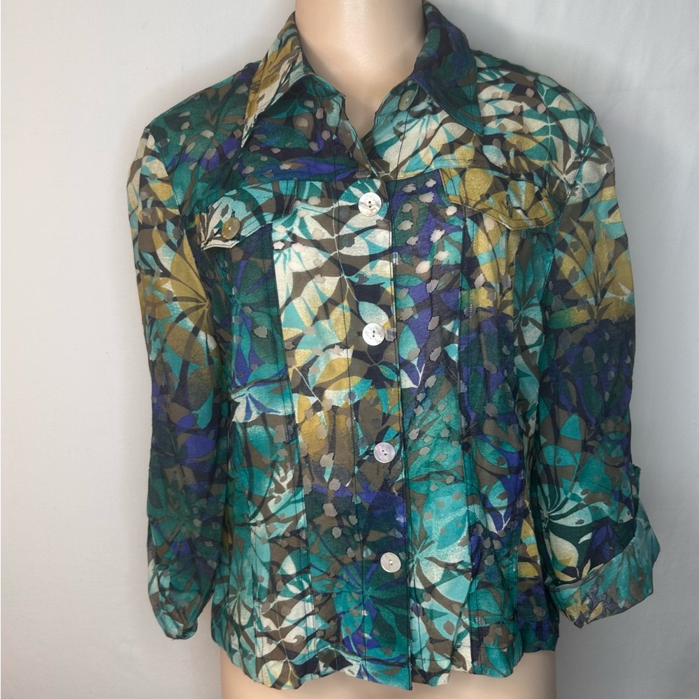 Ruby Rd. Multicolor Women’s Blouse Too Size 10
